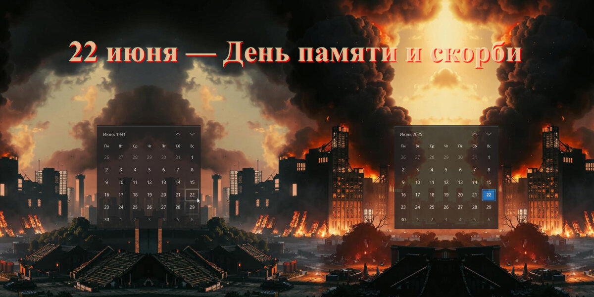 22 июня - День памяти и скорби