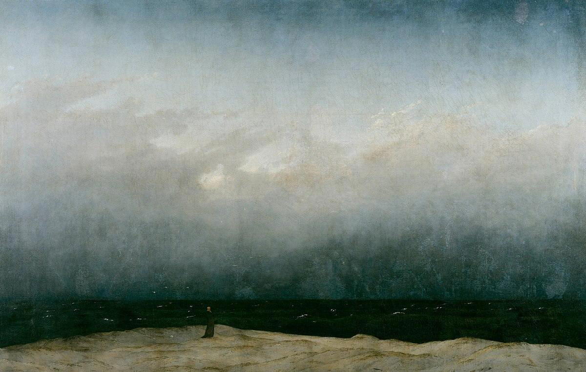 Каспар Давид Фридрих, «Монах у моря», 1808-1810