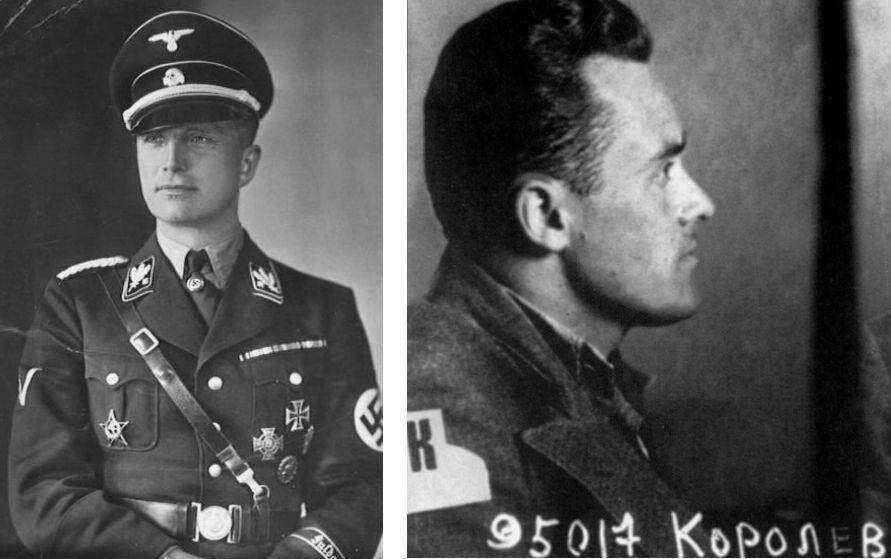 Отцы современной космонавтики — «враг народа» Сергей Королев и эсэсовец Вернер фон Браун.
