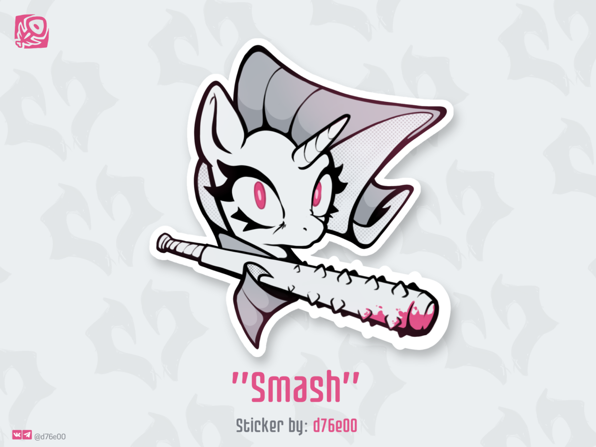 Sticker "Smash"