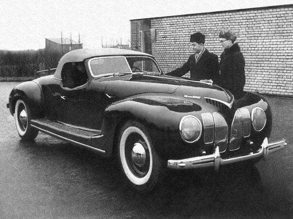 Советский спорткар ЗИС-101-«Спорт» 1939 года.