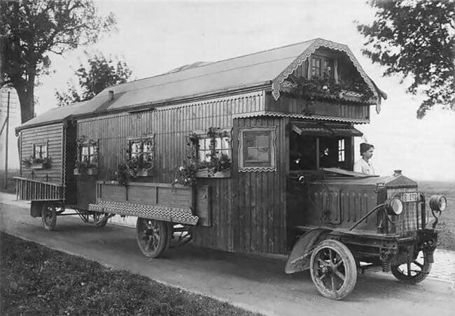 Загородный дом на колесах. Германия, 1922 год