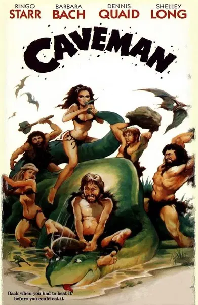 Постер к фильму "Пещерный человек". 1981г.