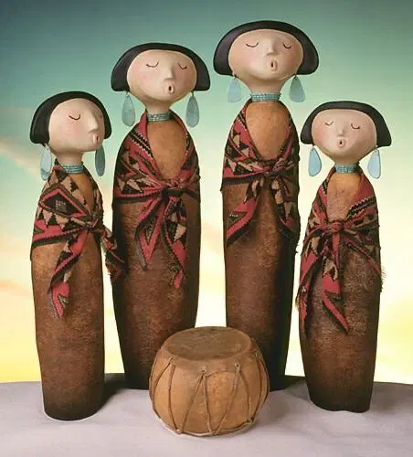 Фигурки индейцев хопи