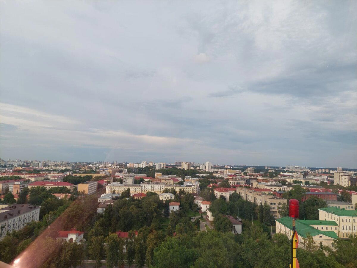 Колесо обозрения))) Минск с высоты 54 метра)))