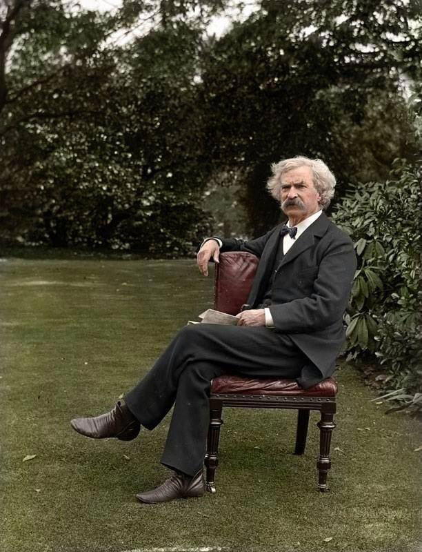 Марк Твен. США, 1900 год