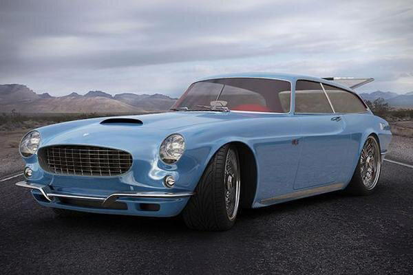 Концепт-кар на базе VOLVO P1800 ES. Швеция, 1970-е.