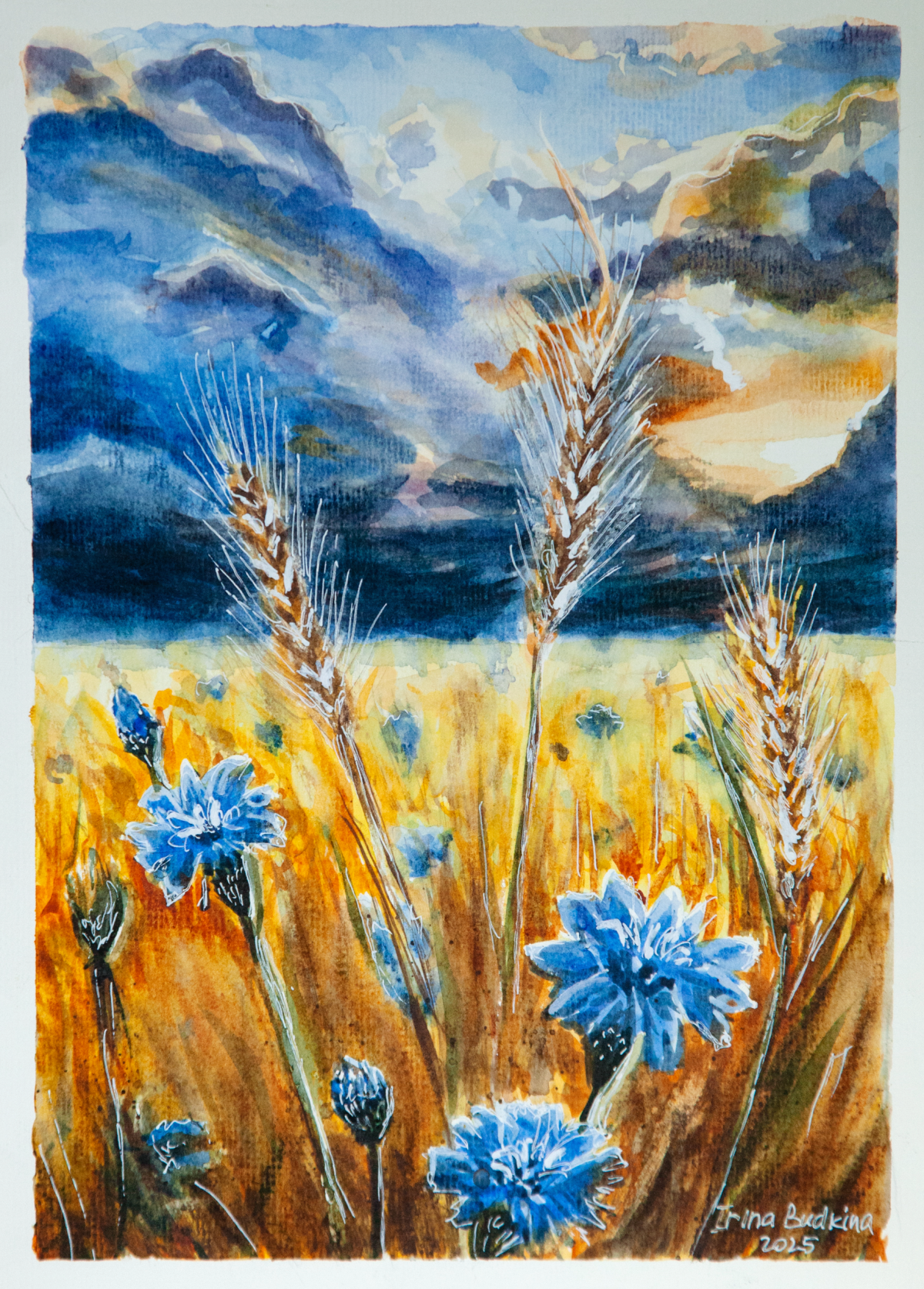 Бумага, акварель, 21*30 см