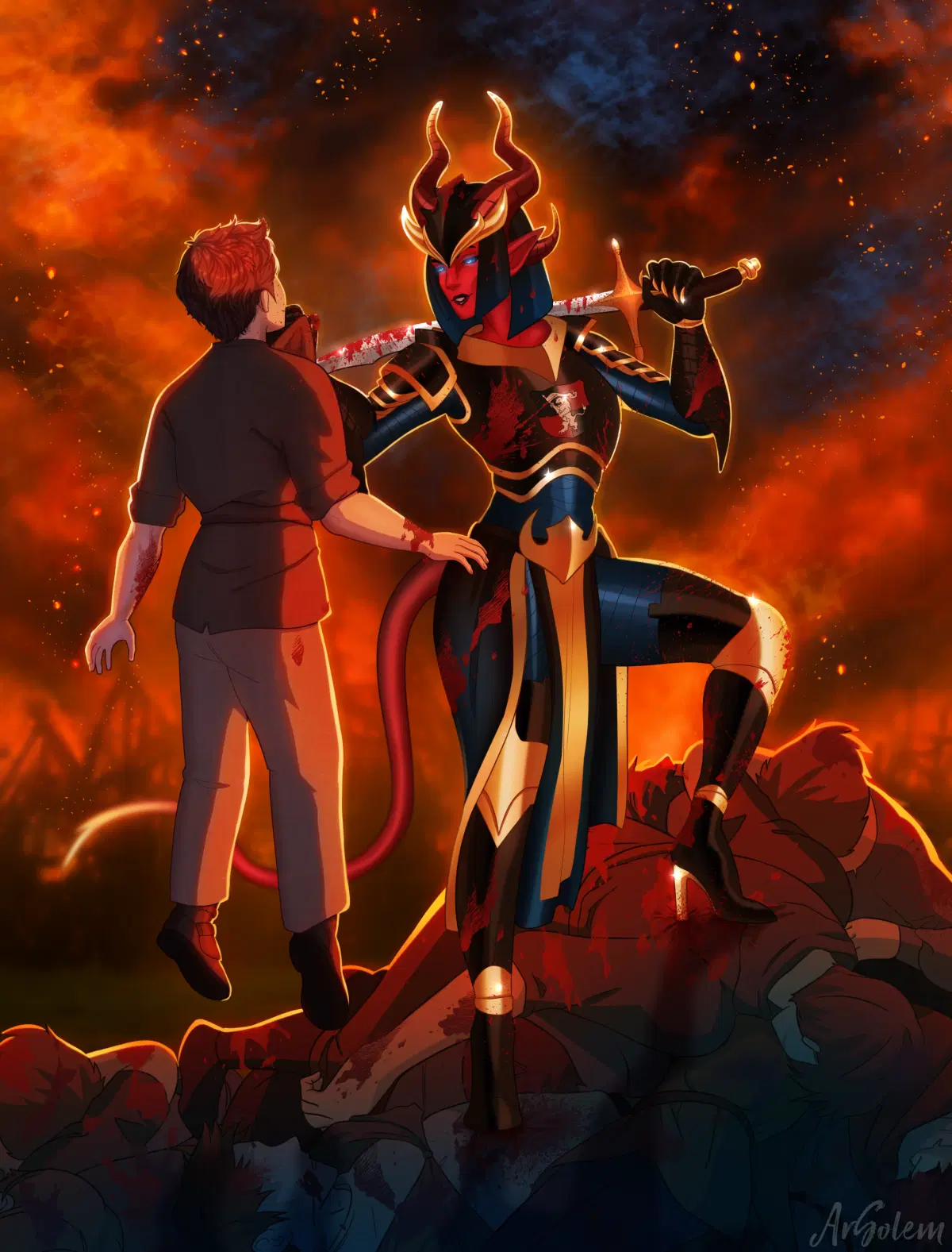 on the ashes of the fallen