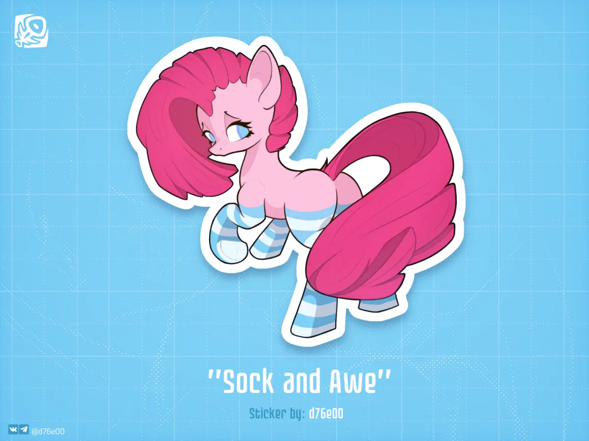 Sticker "Sock and Awe "