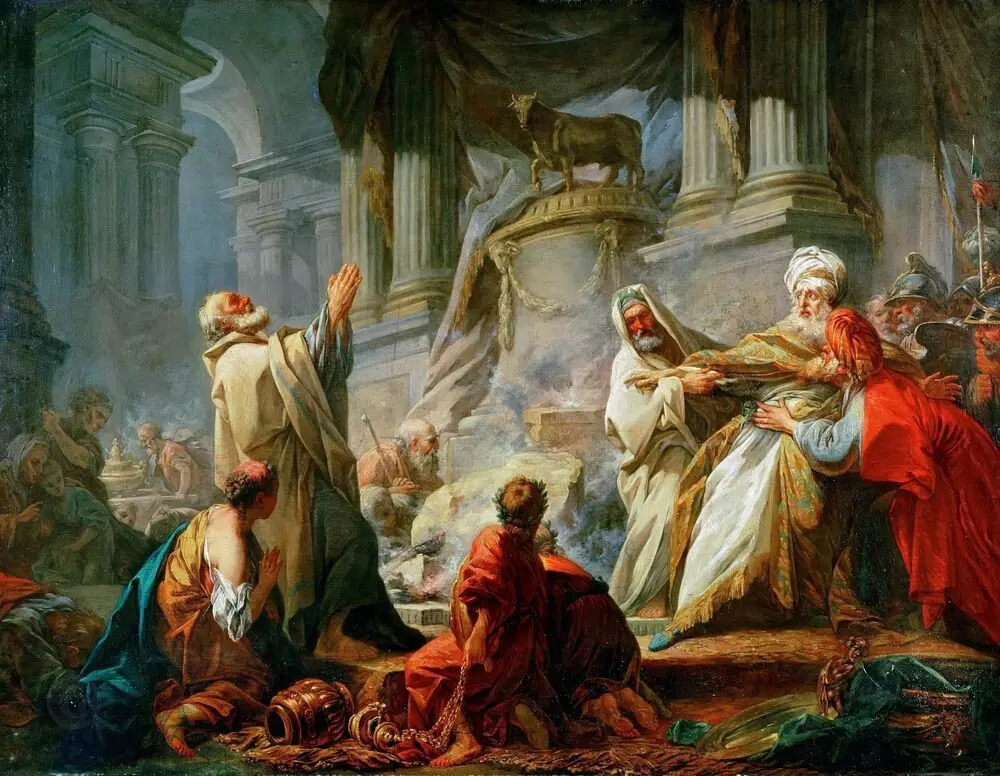 Иеровоам, приносящий жертвы идолам (1752)