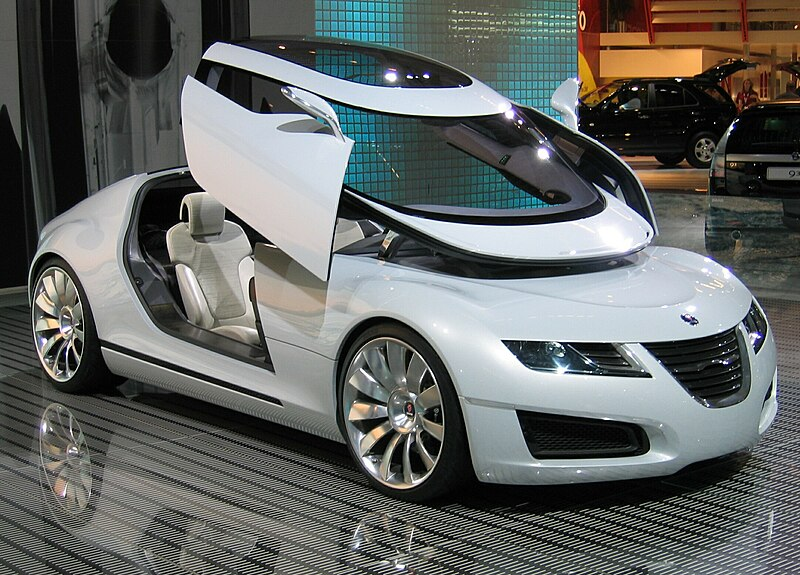 Saab Aero-X (2006) Фото с сайта: https://ru.wikipedia.org/wiki/Saab_Aero-X#/media/Файл:Saab_Aero-X_Concept_Car_(195993839)_(cropped).jpg