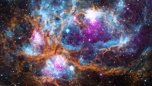 Красивая туманность NGC 6357. (Изображение предоставлено NASA)
