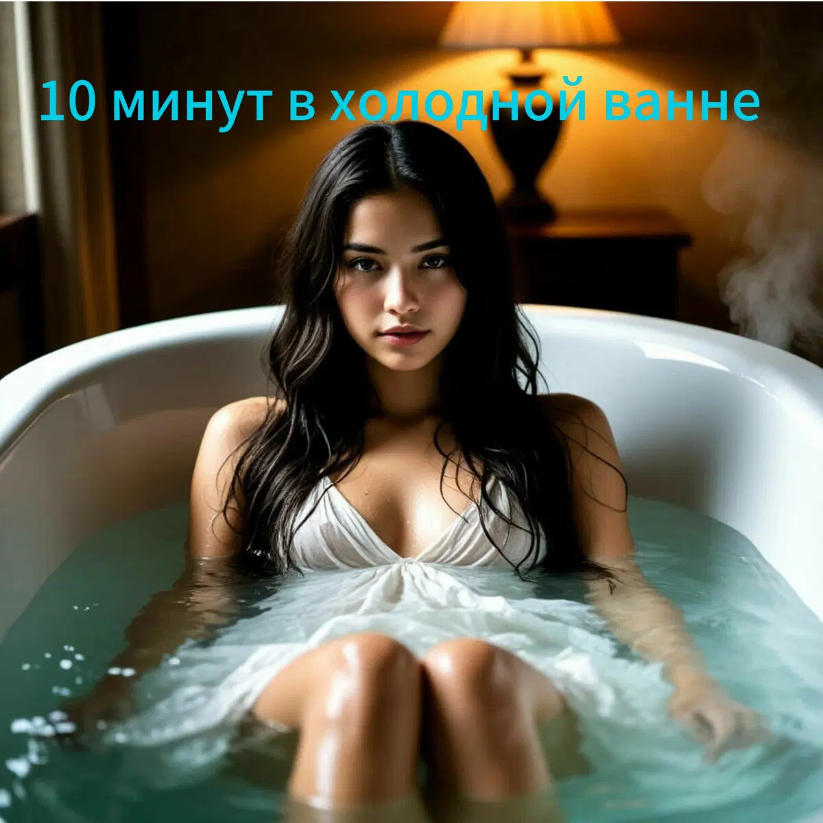 10 минут в холодной ванне при температура 15 градусов - личный рекорд. 