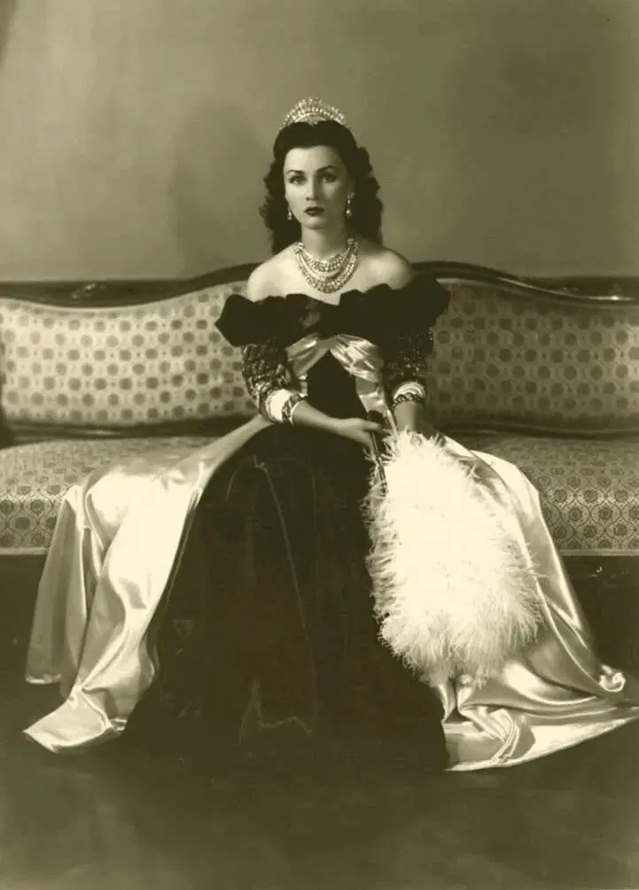 Фавзия Фуад, королева Ирана и Египта, 1939 год