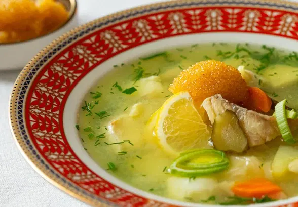 Калья. Нынче - рассольник рыбный.