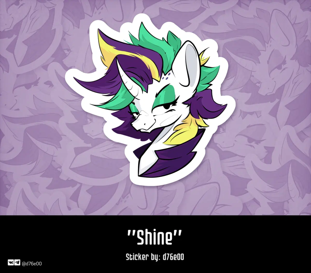Sticker "Shine"