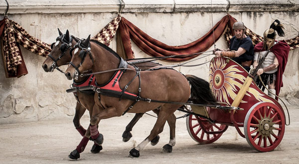 Собственно, стандарт - два лошадиных крупа.