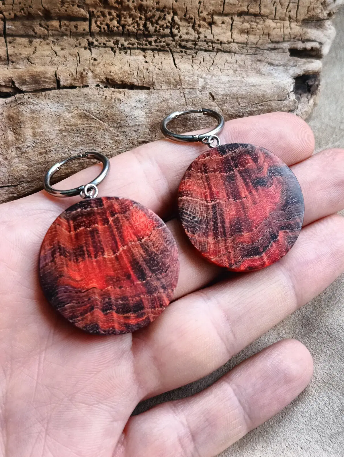 Ясеневые серьги