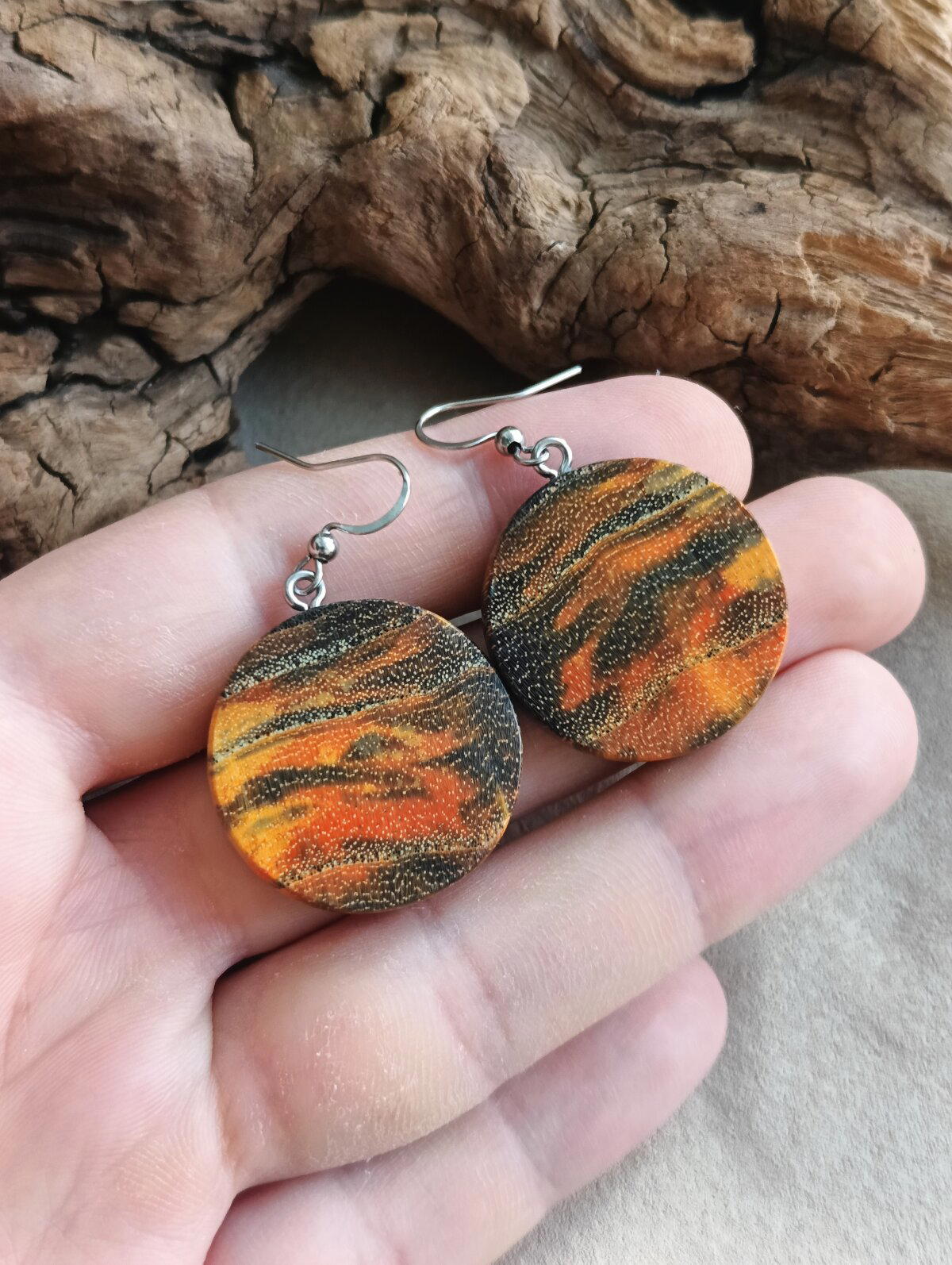 Ясеневые серьги