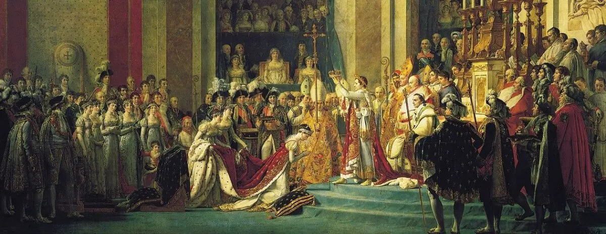 Жак-Луи Давид - коронация Наполеона, немножечко официальной пропаганды 19 века