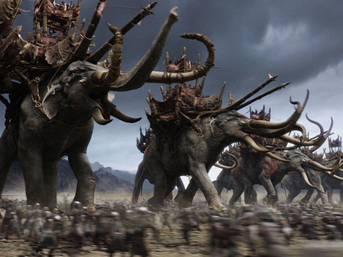 Пришёл слон - потоптал.