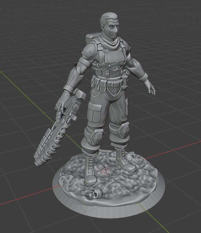 3д модель медика геномодов - Жоргата