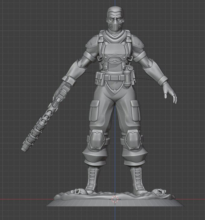 3д модель медика геномодов - Жоргата