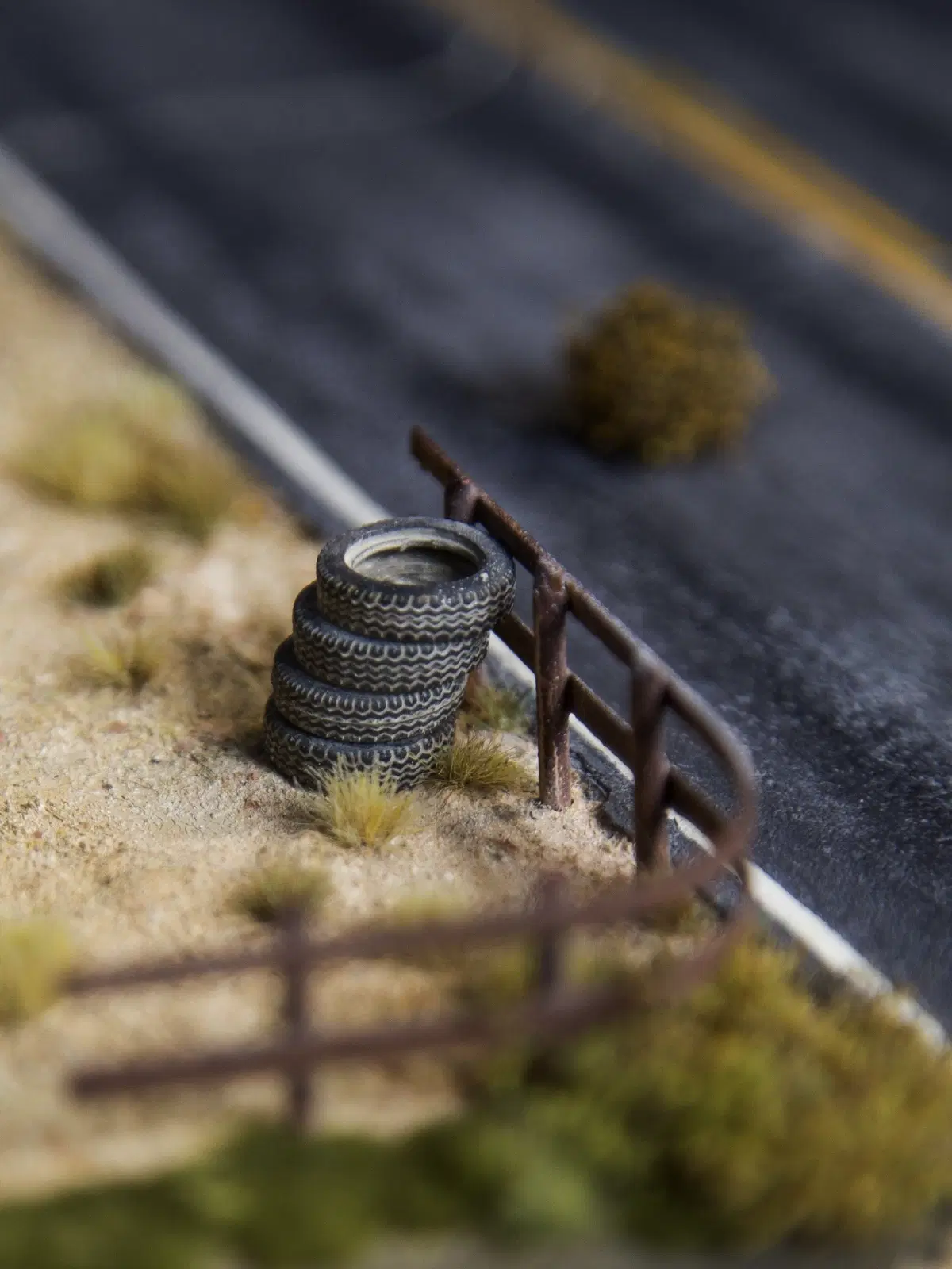 Диорама заброшенной Американской Автозаправки