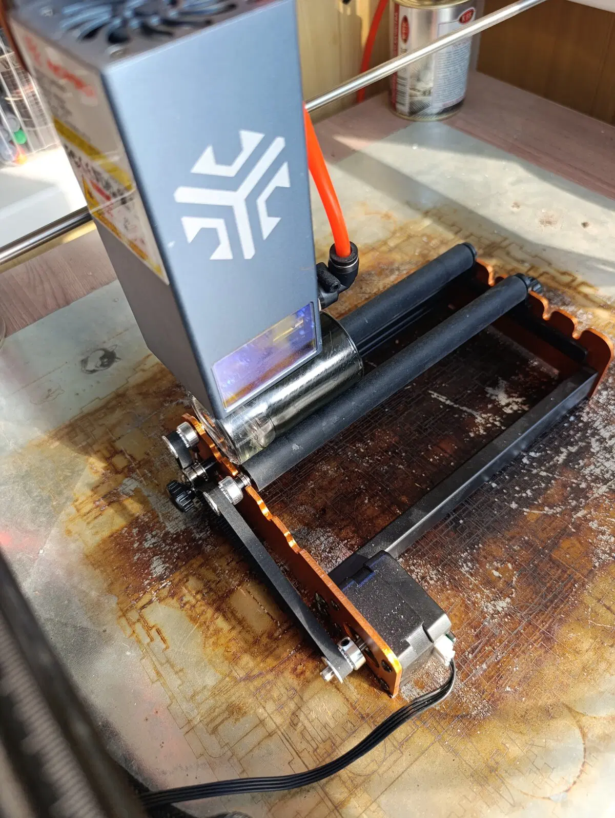 И гравировка на стопках