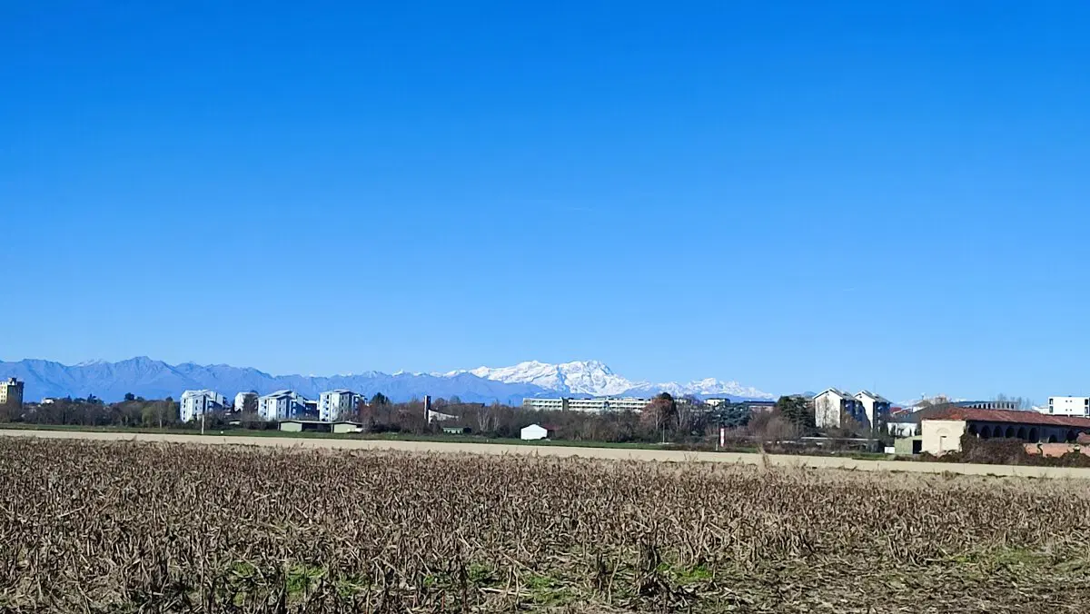 Вид на Альпы.