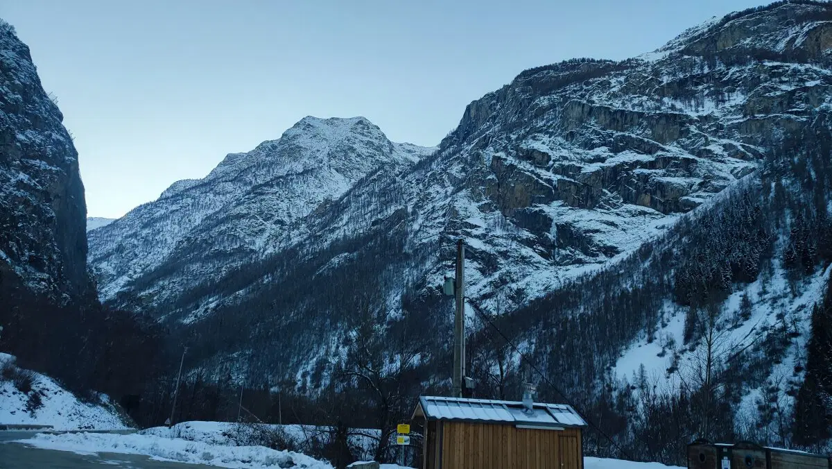 Рассвет в альпах