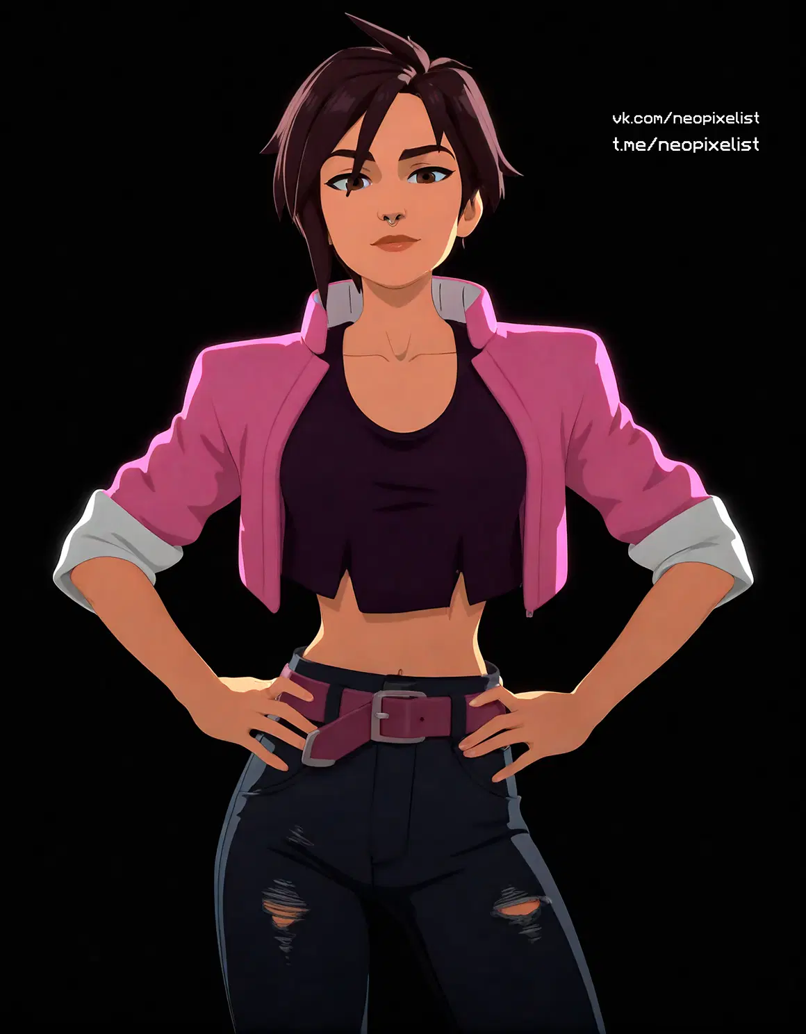 Invisigal - Courtney (Dispatch) art