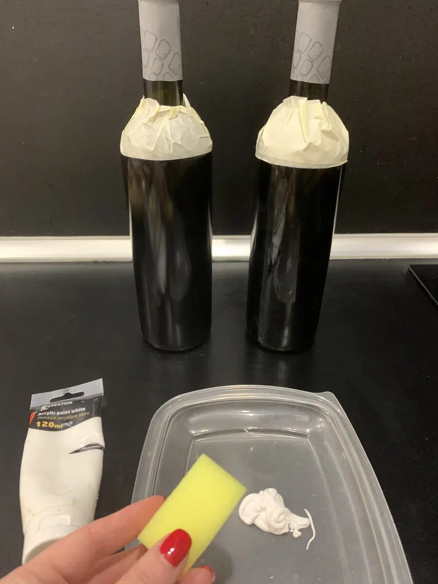 Декор шампуня (мастер класс новогодний)