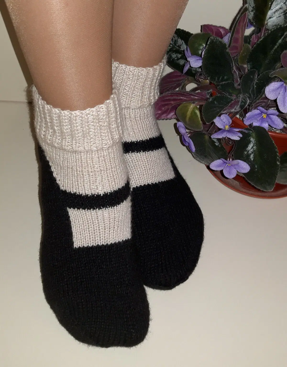 Носочки-туфельки