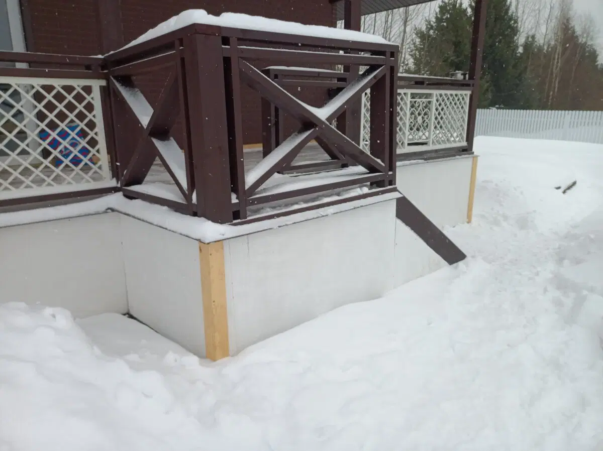 Каркасный псевдодом, построенный "я строителем" на продажу "для себя". Очередной технадзор дома перед покупкой