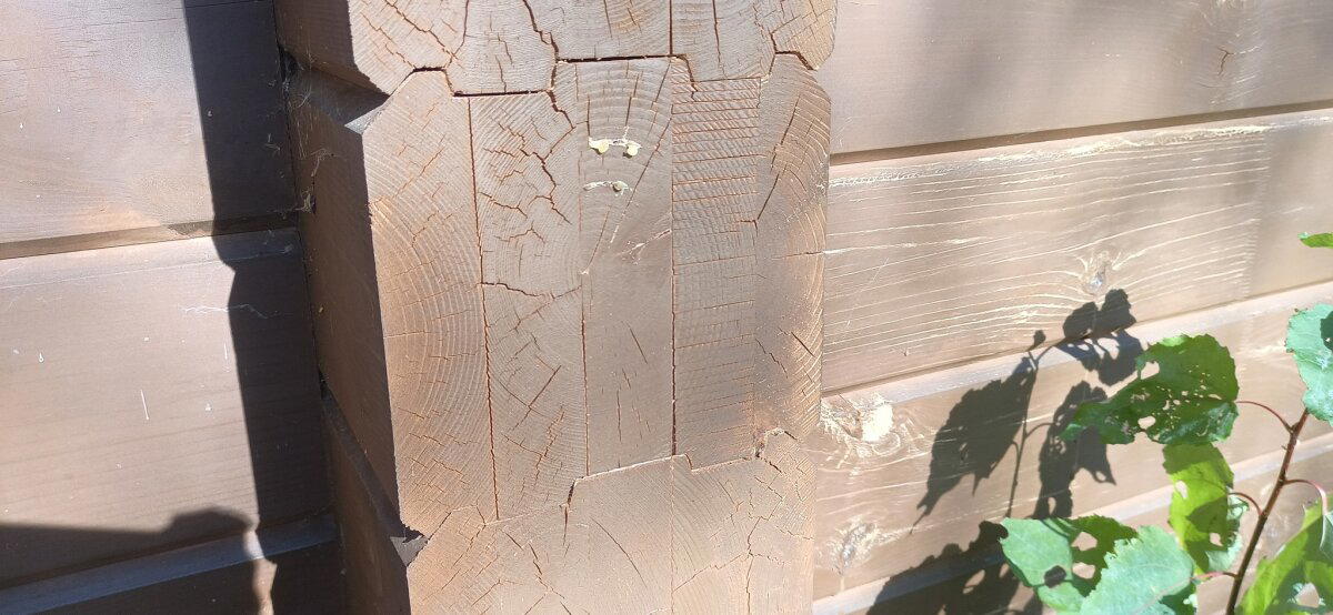 Я помню все твои трещинки! Свойства древесины - что делать, если бревно или брус потрескались?