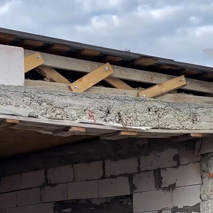 Перекрытие, выполненное перекрытым строителем.