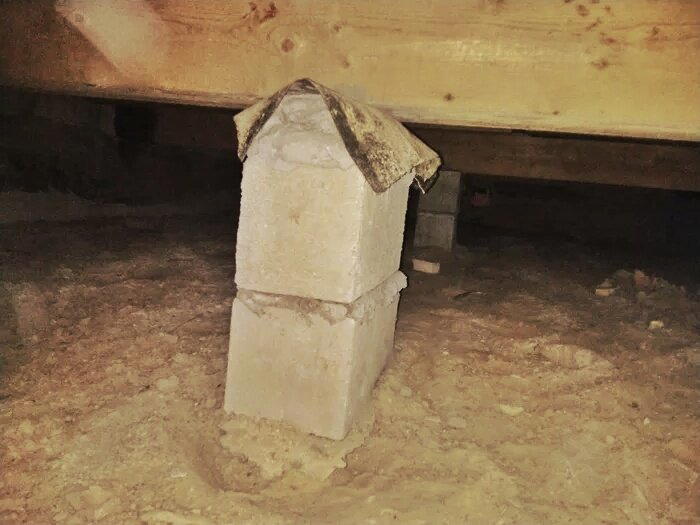 [О]порно-столбчатый фундамент или про очередной обман строителей