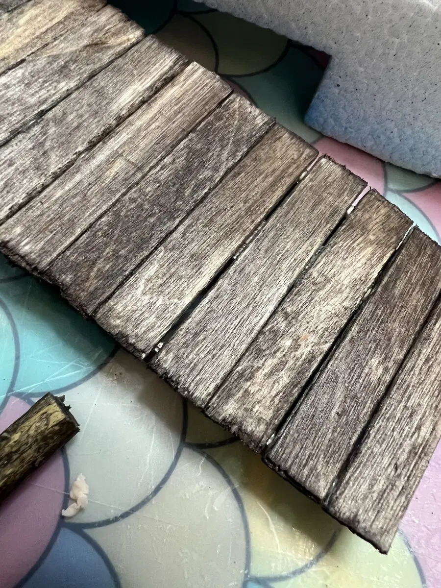 Покрасила пирс, чтоб появилась красивая текстура