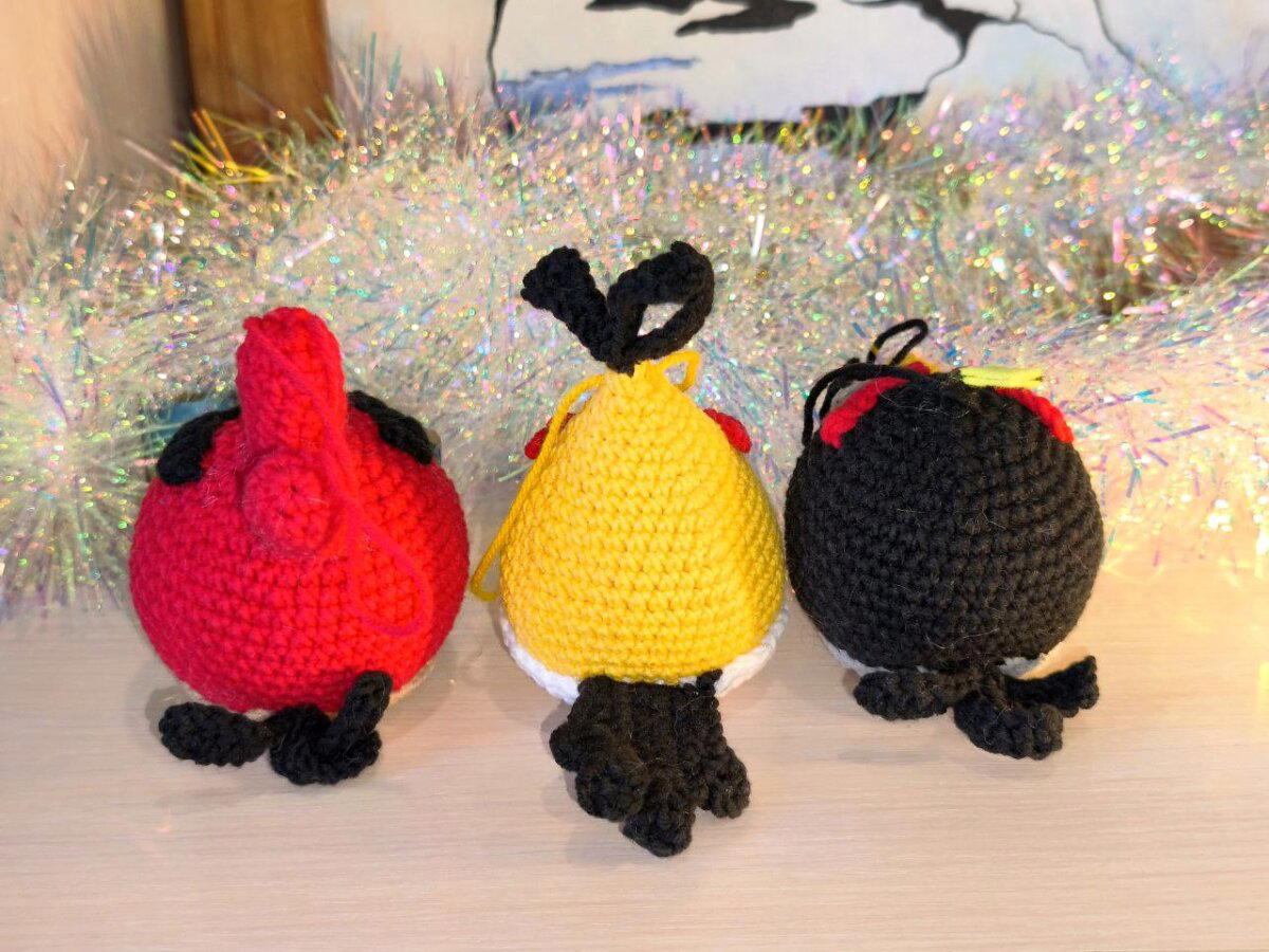 Новогодний набор. Птички Angry Birds