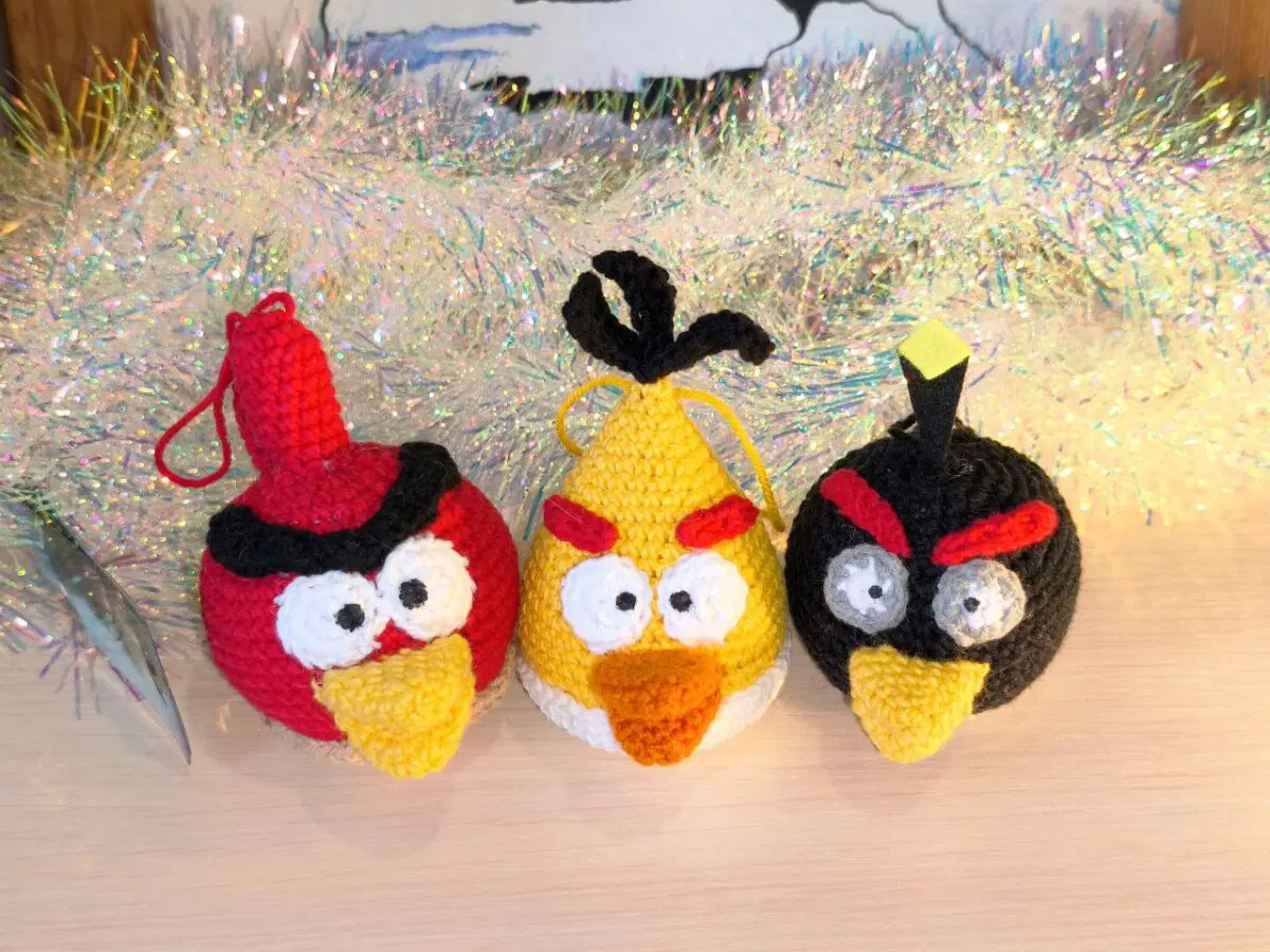 Новогодний набор. Птички Angry Birds