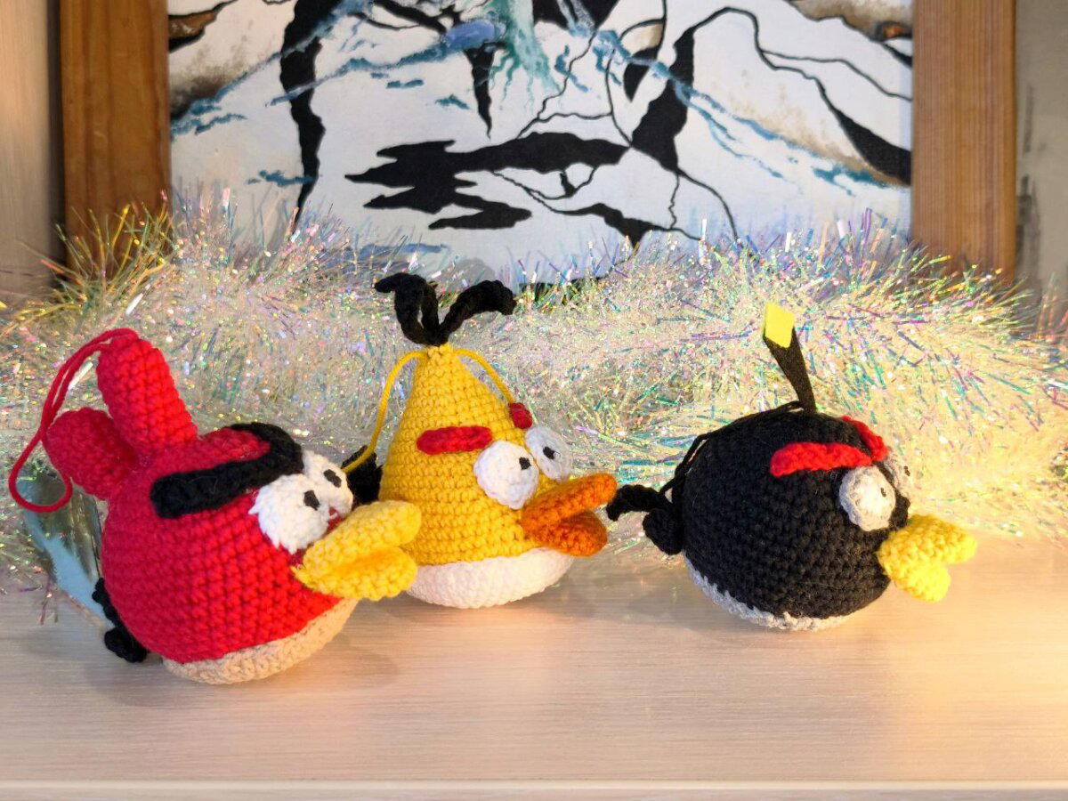 Новогодний набор. Птички Angry Birds