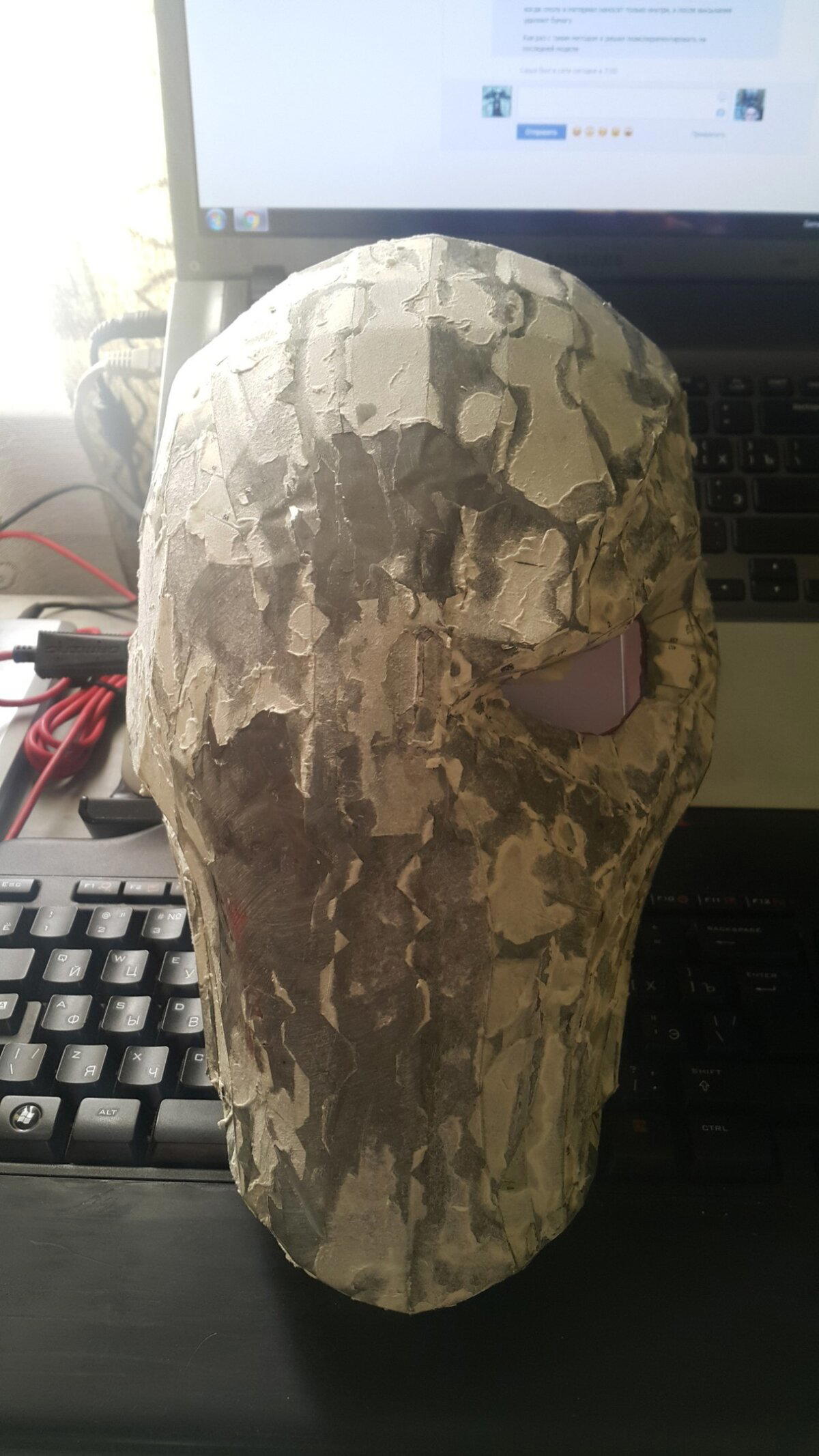 Маска Дефстроука своими руками.