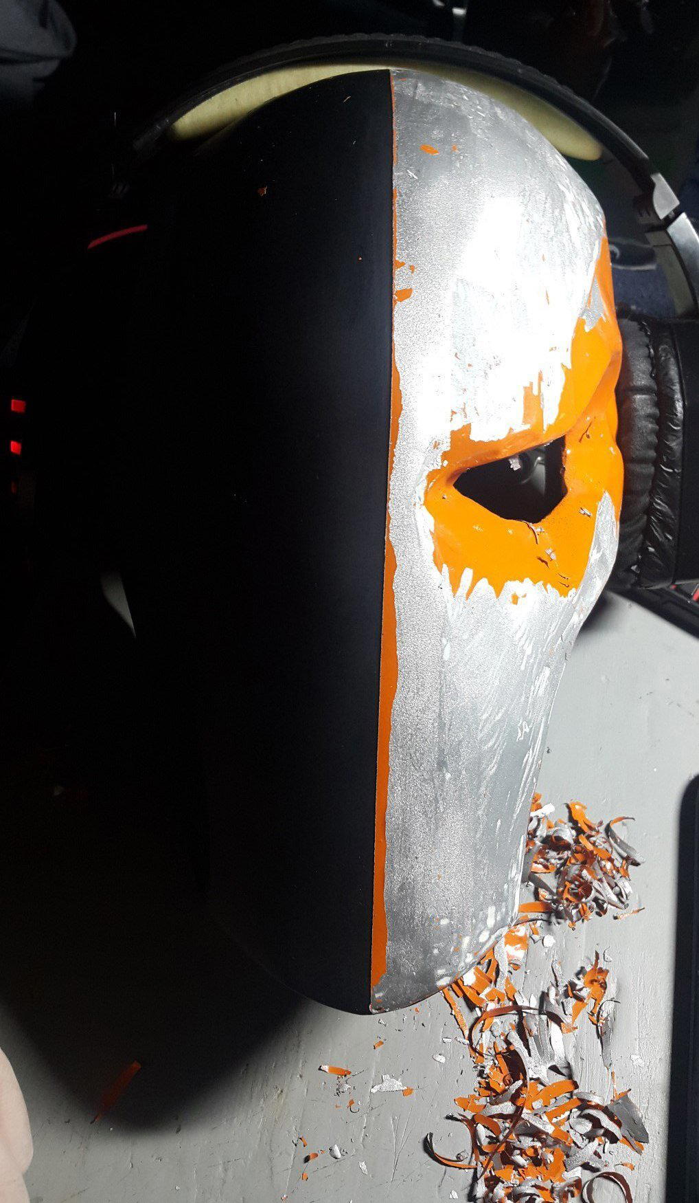 Маска Дефстроука своими руками.