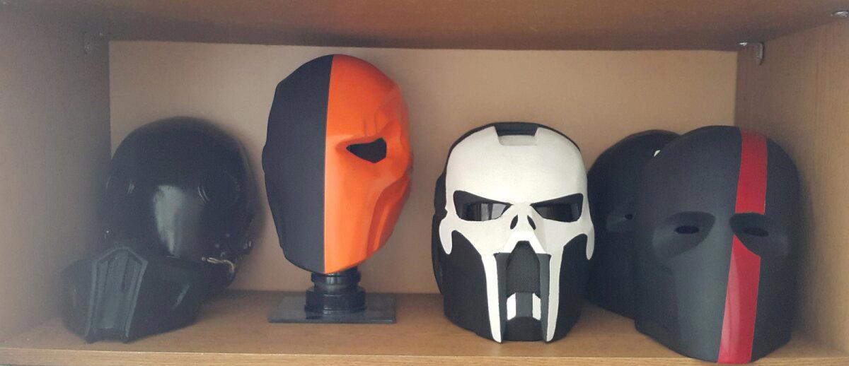 Маска Дефстроука своими руками.