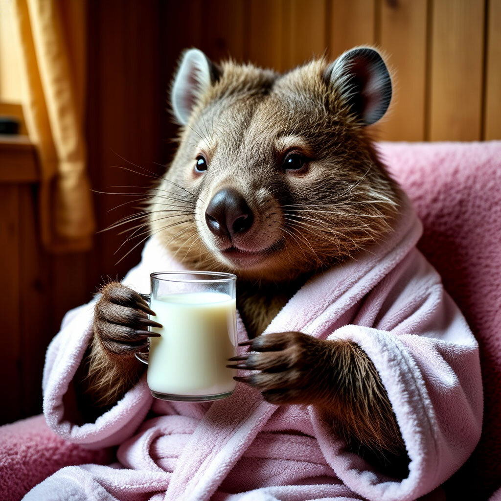 М-да, на кефир не похоже, и морда глаз не очень опухшая от пьянства, и с когтями косяки. Но если я сфоткаю свой большой палец сейчас - придётся ставить тег "Жесть", т.к. недодумал про состояние жены и неверную тактику выбрал при поджоге обычных бенгальских огоньков...