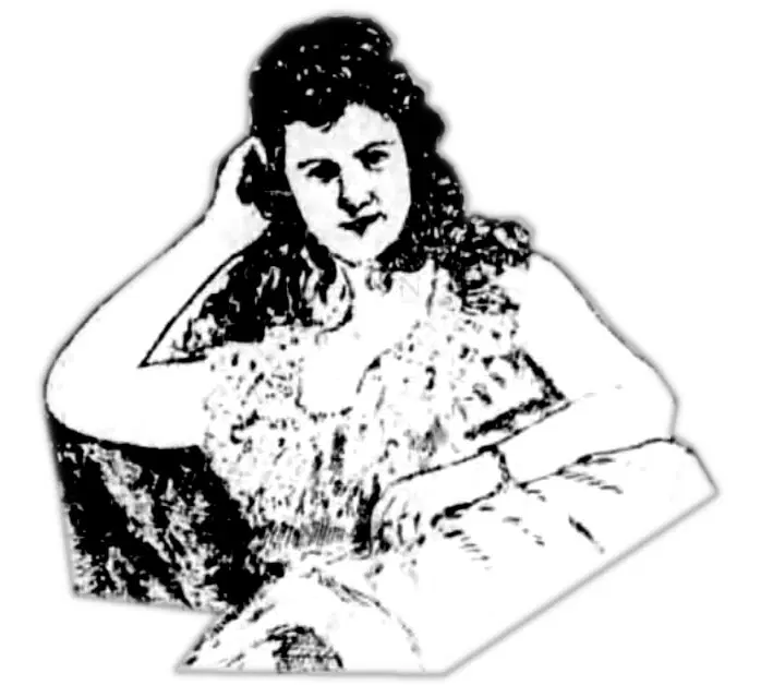 Эдит Элдер. Источник фотографии: газета "The Sacramento Bee" от 17 ноября 1894 года