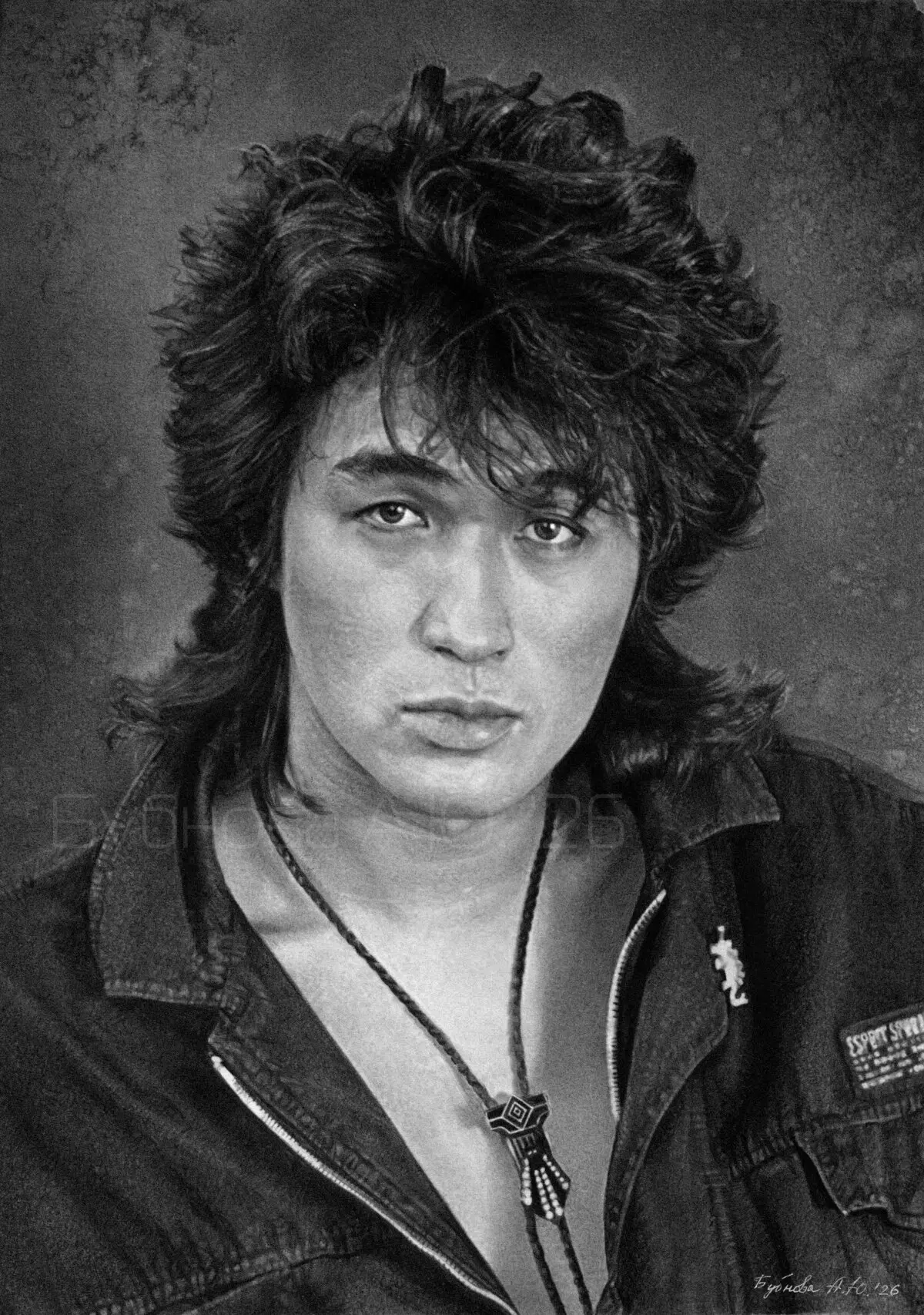 А3, карандаш, графитовый порошок