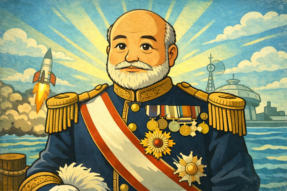 Такахаси Корэкиё был незаконнорожденным сыном придворного художника. Усыновлён низшим самураем. Пример подъёма "из грязи в князи". 